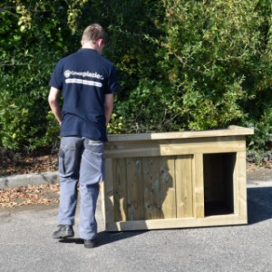 Dog house Block Medium is suitable for small till medium sized dogs