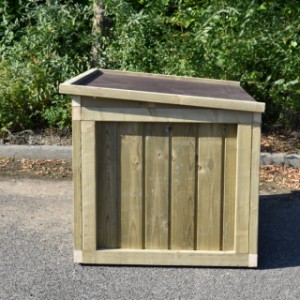 Dog house Block Extra Large, shown from the side