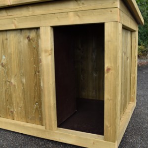 The opening of dog house Block Large is 33x66cm