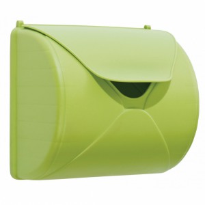 Plastic letter box • lime green