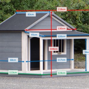 Dimensions of Doghouse Wooff
