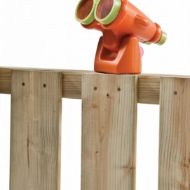 The plastic binoculars are an acquisition for your play equipment