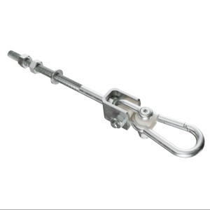 Swing hook with carabine 20cm, Type Q - for beams till 18cm