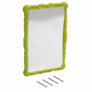 Laughing mirror lime green