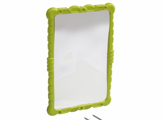 Laughing mirror lime green