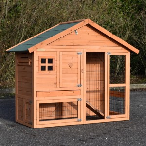 Rabbit hutch Holliday Small with insulation kit 154x73x128cm