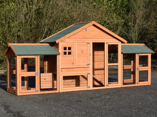 Rabbit hutch Holiday Small Double 299x73x128cm