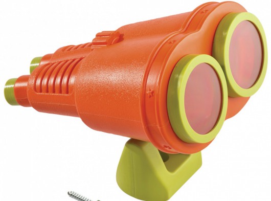 Binoculars Star orange/lime green