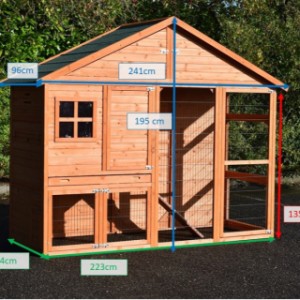 Diversal dimensions of the rabbit hutch Holiday Large