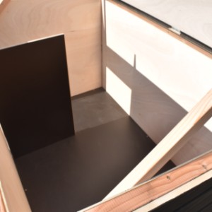 Have a look on the inside of insulated dog house Loebas