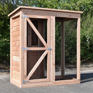 Aviary Flex 2.1 with safety porch and sleeping compartment 182x104x196cm