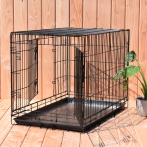 The dog cage Strong is provided with 2 doors