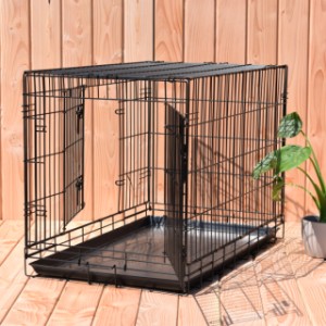 The dog cage Strong L is provided with 2 doors