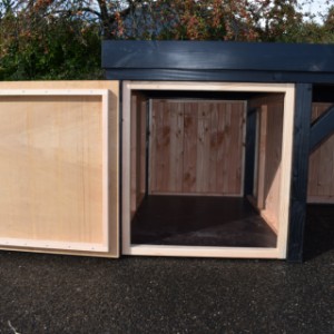 Shelter Frenkie has a large sleeping compartment