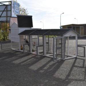 The Prestige Medium chicken coop offers many expansion options