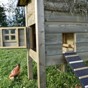 The chickencoop haystack Rosa can stand loosely in your garden