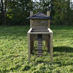 The chickencoop Rosa is suitable for 3 till 5 chickens