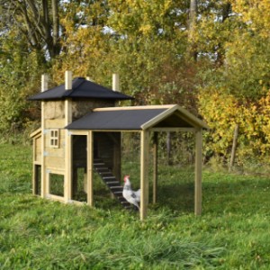 The chickencoop Rosalynn is a practical hutch