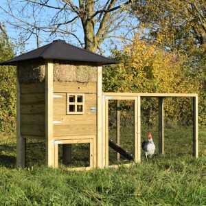 Chickencoop haystack Rosanne with additional run 272x114x180cm