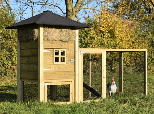 Chickencoop haystack Rosanne with additional run 278x114x180cm
