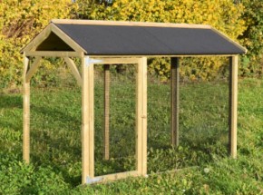 Covered additional run Rosa 185x81x133cm