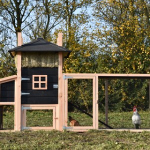 The coop Rosalynn is suitable for 3 till 5 chickens