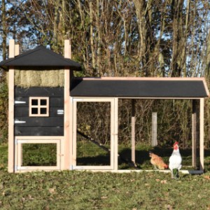 The hutch Rosalynn is an acquisition for your chickens
