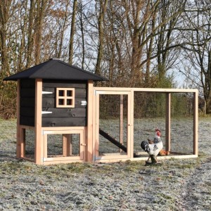 Chickencoop Rosy with additional run 272x114x145cm