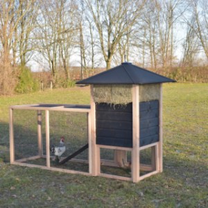 This beautiful chickencoop offers place for 3 till 5 chickens