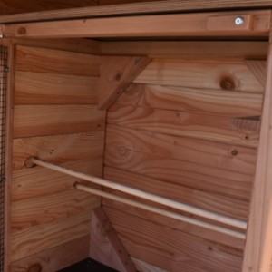 The sleeping compartment will be delivered inclusive perches