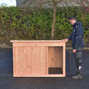 This beautiful dog house Block XL is provided, for example, for a danish dog