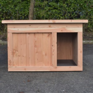 Dog house Block is made of Douglaswood