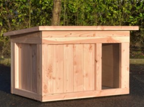 Dog house Block Medium insulated Douglaswood 121x85x78cm