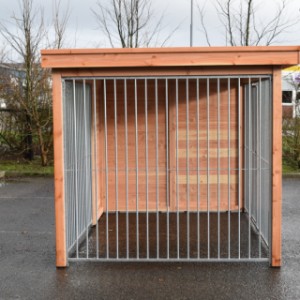 Have a look on the left side of dog kennel Modul FERM