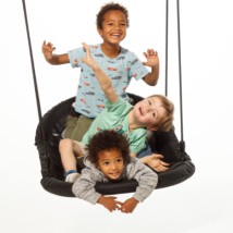 The nest swing offers a lot of swinging fun