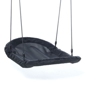 Nest swing Petoh black • with BR-rope