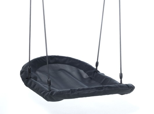 Nest swing Petoh black • with BR-rope