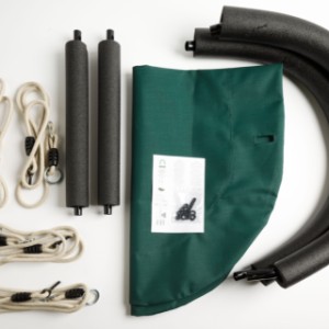 The nest swing will be delivered as a building kit