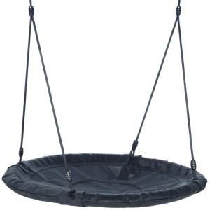 Nest swing Rondice black • with BR-rope