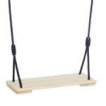 Wooden swing seat - BR-black