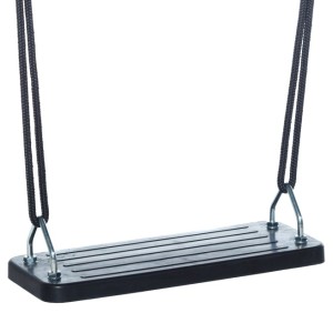 Rubber swing seat | with black BR-corde