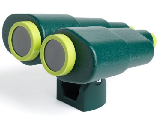 Binoculars XXL dark green/lime green