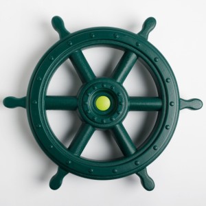 Steering wheel XXL dark green/lime green