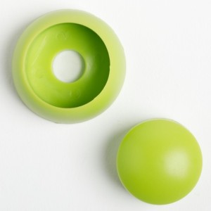 Plastic bolt cover lime green • set à 10 pieces