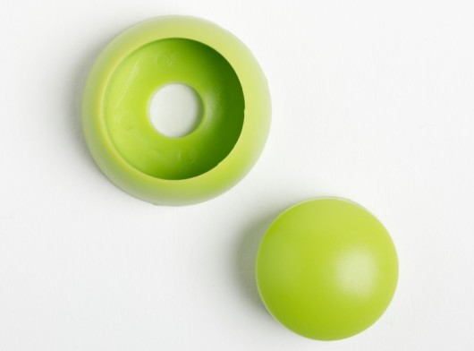 Plastic bolt cover lime green • set à 10 pieces