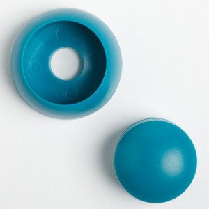 Plastic bolt cover turquoise • set à 10 pieces