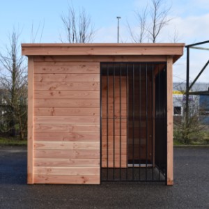 Have a look on the left side of dog kennel Modul FORZ