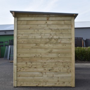 Have a look on the right side of the kennel