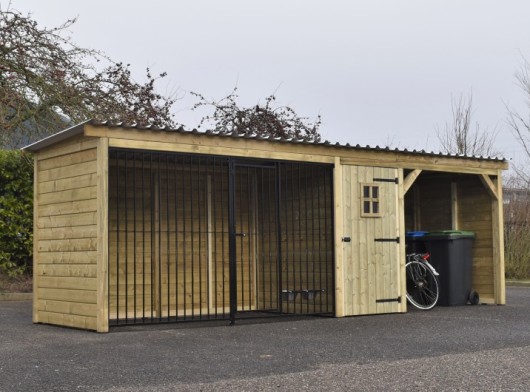 Dog kennel Modul COMBI 661x190x209cm