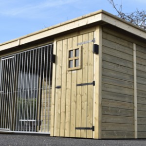 The dog kennel Modul COMBI is an acquisition for your yard